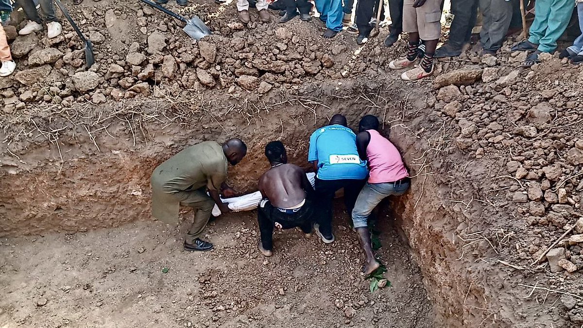 Burned church in Jos